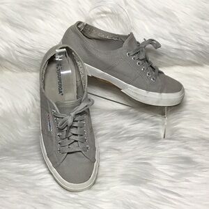 Superga Cotu Classic 2750 Sneakers, Grey, Size US 9 / EUR 40